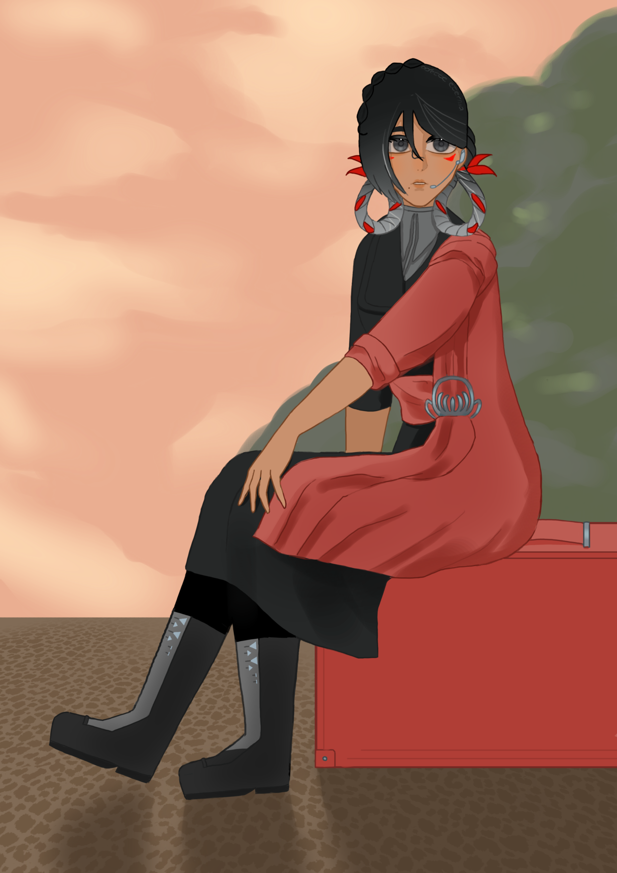 Attack on @lacie_doesdraw, Waiting With a Thought